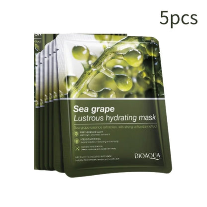 BIOAOUA Probiotics Face Mask Centella Asiatica, Aloe Vera & Vitamin C - Hydrating, Soothing, Brightening & Repairing Facial care