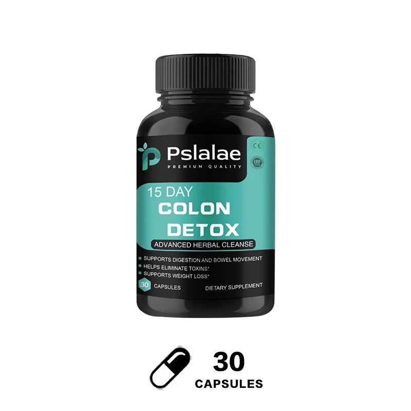 60-Day Colon Detox - Intestinal Health, Colon Cleansing & Detoxification, Promotes Bowel Movements