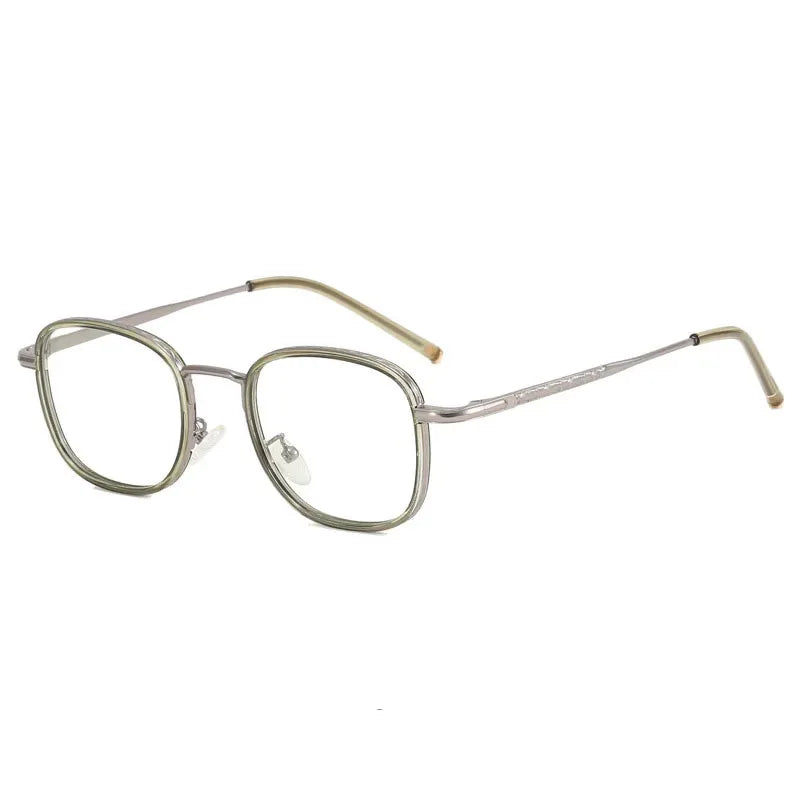 New Myopic Prescription Glasses Frame Women Men Art Metal Optical Eyeglass Frame INS Fashion Retro Anti Blue Light Eyewear