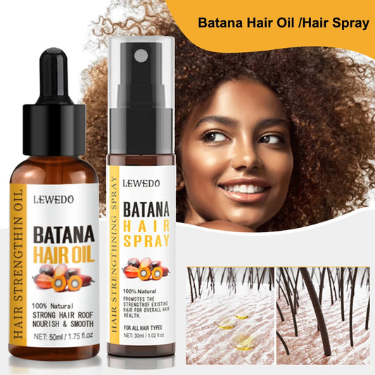 30ml Batana Anti Hair Loss Spray 50ml Batana Hair Growth Essence Oil Repair Damaged Prevent Split Ends Fast Regrowth Hair Oil