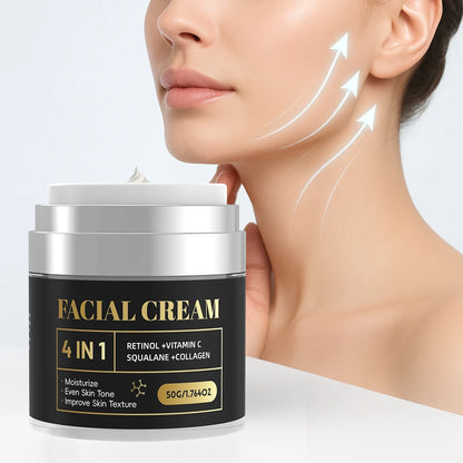 Progressive Refining Cream 50g - 4-in-1 Retinol + Vitamin C & Squalane to Enhance Radiance & Support Skin Deep Nourishment