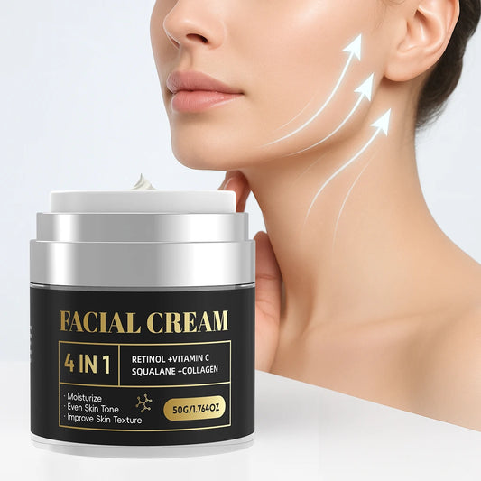 Progressive Refining Cream 50g - 4-in-1 Retinol + Vitamin C & Squalane to Enhance Radiance & Support Skin Deep Nourishment