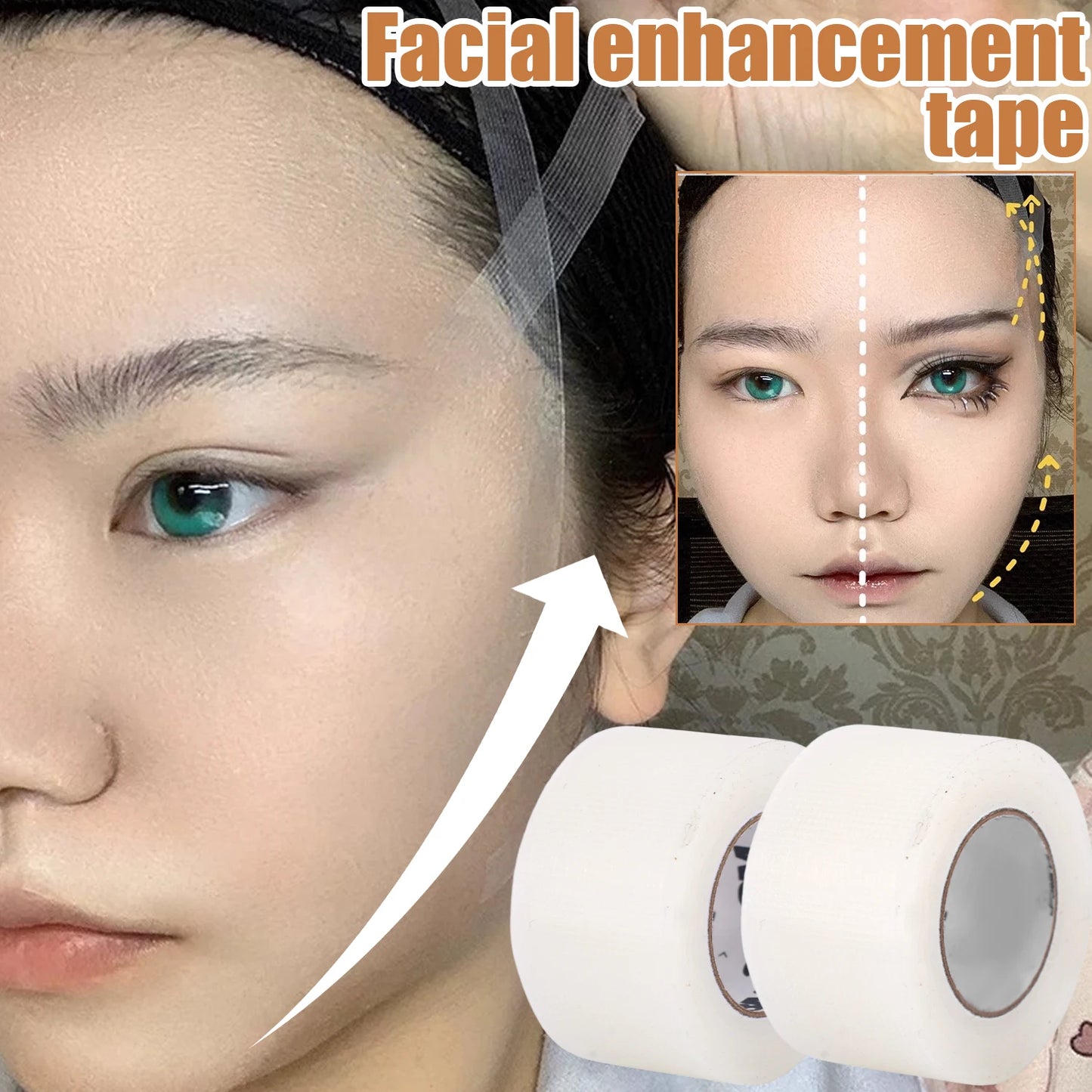 Invisible Face Lifting Tape Breathable Skin Face Lifting Wrinkle Patch Eyebrow Eyelid Lift Professional Cosplay Cosmetic Tools