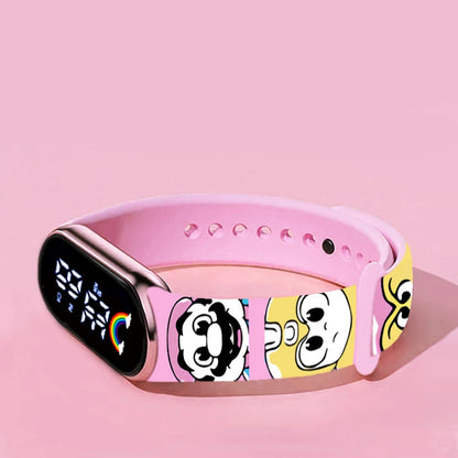 Mario Bros Children's Watches Action Figures Luigi Princess Peach Yoshi Bowser kids Sport Wristband Waterproof Digital Watch