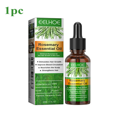 EELHOE Rosemary Essential Oil Nourishes Repairs Improves Frizz Prevents Hair Loss Eliminates Itching Thinning Damaged Hair Care