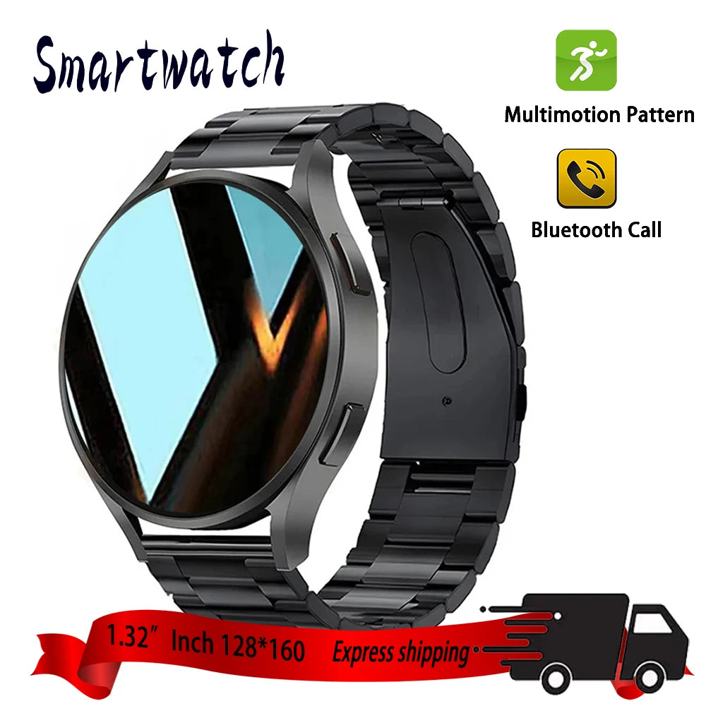 2025 New Business Smartwatch Men 1.32" inch Bluetooth Call Fitness Tracker Smart Wearable Women Wireless Call Watch Android IOS