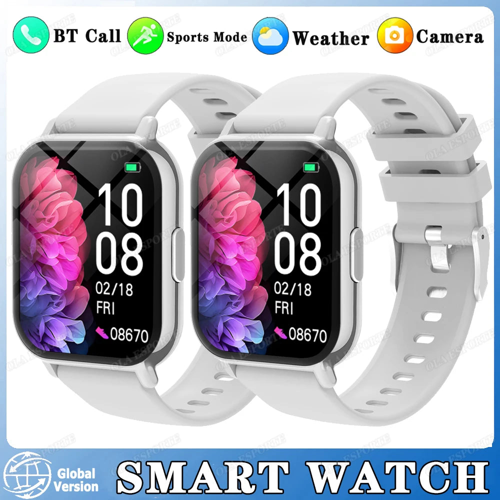 New Women Bluetooth Call Smart Watch Heart Rate Menstrual Tracking Health Smartwatches Waterproof Men Smartwatch For Android IOS