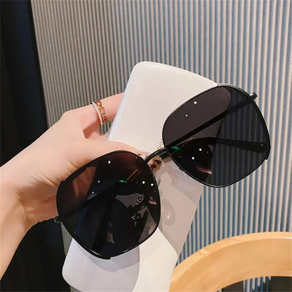 2024 Women Oversized Polarized Sunglasses Fashion Gradient Shade Sunglasses Uv400 Outdoor Sports Sunglasses Men Glasses Eyewear