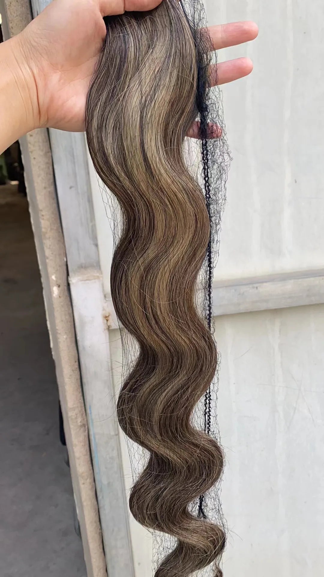 Gladys Body Wave Hair Bundles 26 Inch Soft Long Synthetic Body Wave Hair Weave White Grey  613 Blonde 100g Hair Extensions