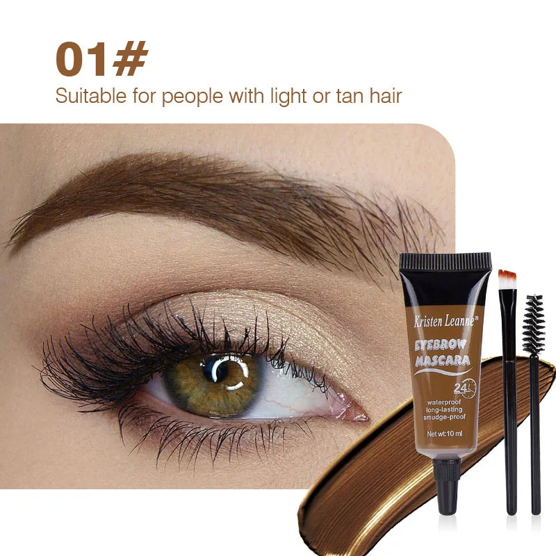 Waterproof Peel Off Eyebrow Gel Semi-Permanent Matte Eye Brow Tattoo Tint Dye Eyebrow Enhancer Cream Make Up Cosmetics화장품