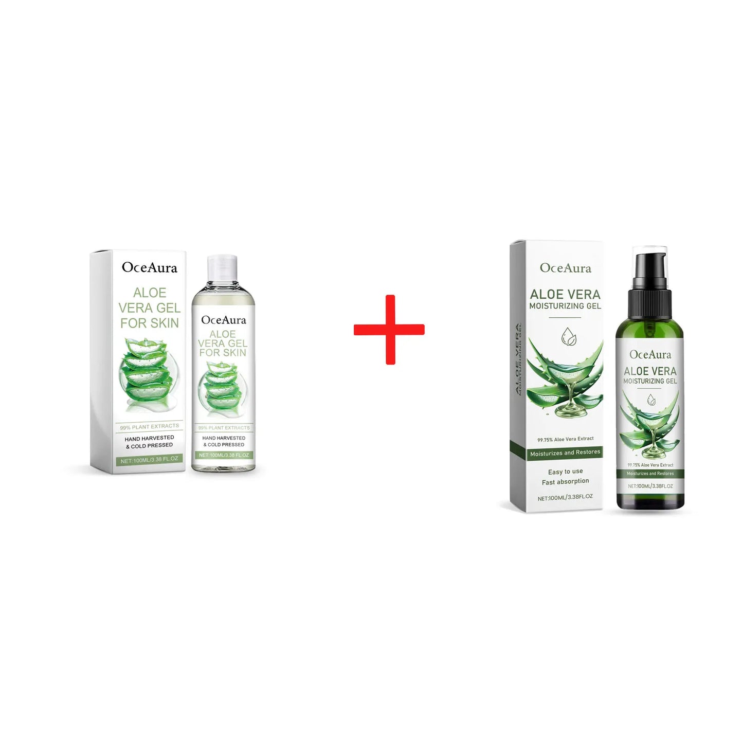 Aloe Vera Gel Pore Shrinking Oil Control Ance Remover Moisturizing Brighten Anti-Aging Facial Essence Beauty Skin Care Products