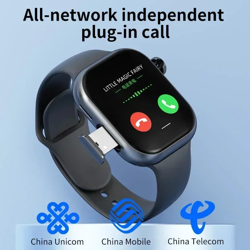 Premium VP19 Smartwatch Android IOS Supported 4G Full Network WiFi Independent SIM Card Rotating Camera GPS Google Play