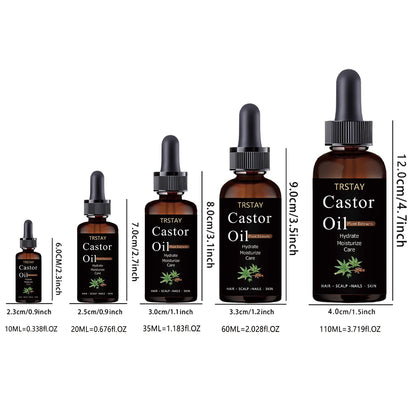 TRSTAY Jamaica Black Pure Natural Castor Oil Hair Treatment Moisturizing Strong Scalp Environment Healthy Hair Care