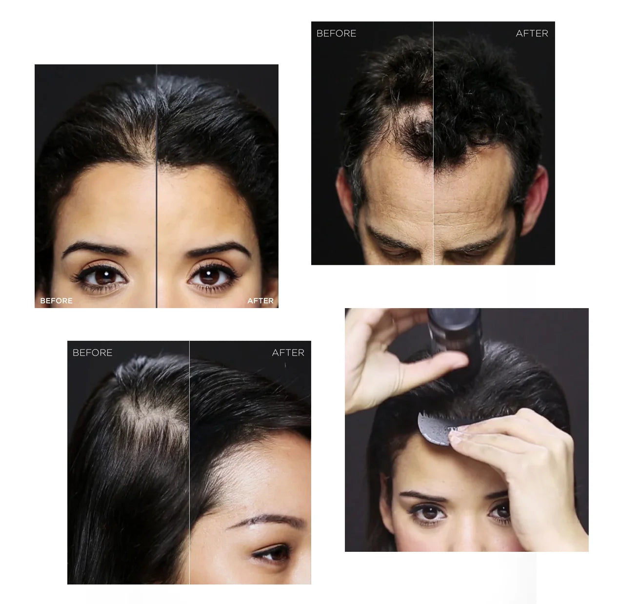 27.5g Hair Building Fibers, Fill In Fine or Thinning Hair Instantly Thicker, Fuller Looking Hair 9 Shades,4 size options