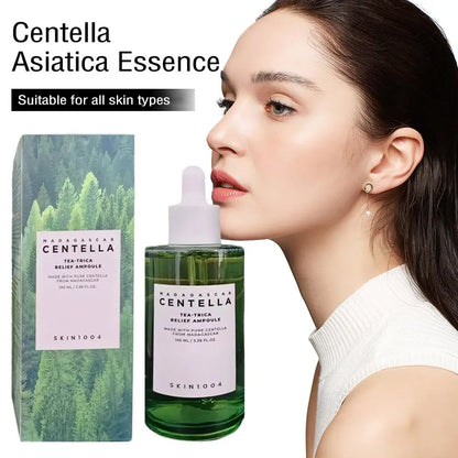 Centella Asiatica Skin Care Set Centella Asiatica Essence Probiotic Eye Cream Mild Face Cleanser Sun Cream Face Serum Skin Care