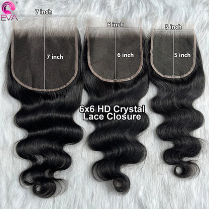 Eva 5x5 Hd Lace Closure Straight 13x4 Lace Frontal Closure Hand Tied Human Hair Closures Free Part Hd Lace Closure Pre Plucked