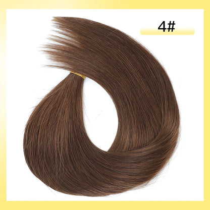 Yelo Highlight Blonde Human Hair Weft Double Weft Hair Bundles Sewing In Hair Weaves Real Human Hair Extension For Salon