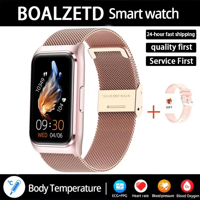New ECG+PPG Smart Watch Men Blood Pressure Uric Acid Blood Fat Call Reminder Health Smartwatch Women Waterproof For Android IOS