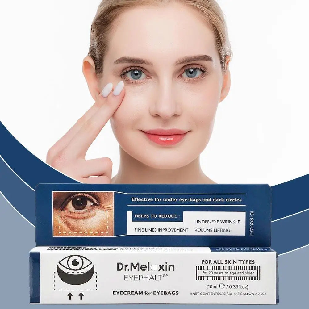 Dr.Melaxin 10ml Retinol Eye Cream Fades Fine Lines Anti Aging Eye Treatment Dark Circles Firming Skin Lifting Tightens Eye Cream