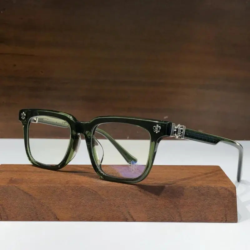 Fashion Square Acetate Men Women Eyeglass Frame CH8207 Personalized Literature Reading Glasses Myopia Prescription Glasses Gafas