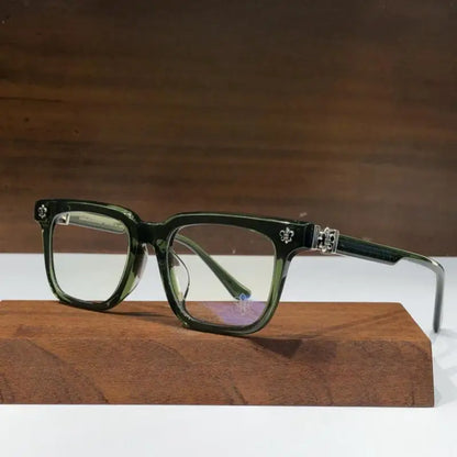 Fashion Square Acetate Men Women Eyeglass Frame CH8207 Personalized Literature Reading Glasses Myopia Prescription Glasses Gafas