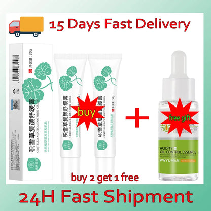 Facial Redness Repair Cream Improve Sensitive Muscles Acne Rosacea Dry&Itchy Skin Moisturizer Lotion Korean skincare products