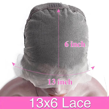 200% Density 8 42 Inch Natural Deep Wave Frontal Wig 13x4 13x6 HD Lace Front Human Hair Wigs Brazilian 5x5 Wear Go Glueless Wig