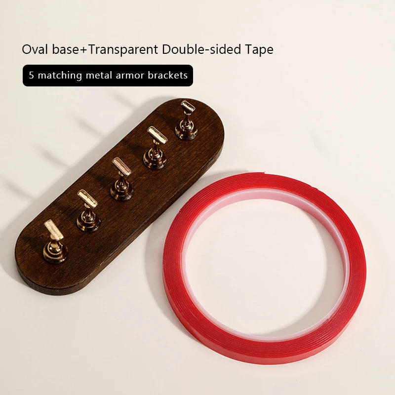 RS NAIL Wooden Nail Practice Stand False Nail Tip Display Base Holder Gel Polish Exercise Showing Shelf Manicure Supplies Set