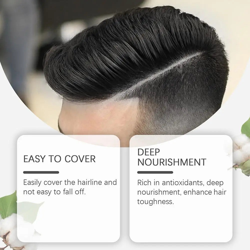 Hair Fill Up Concealer Long Lasting Root Cover Up Dye for Bald Spots and Gray Hair, Hairline Powder for a Natural Volumized Look