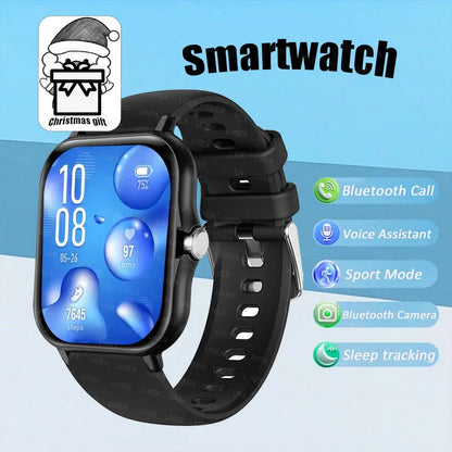 Classic Smartwatch Men 1.83HD Full Screen Bluetooth Call Health Tracker Sport Modes Multifunction Christmas Gift Watches Fashion