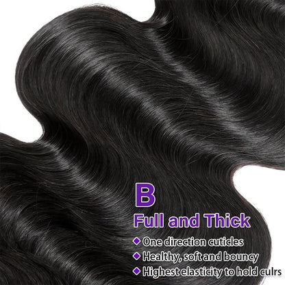 32 40 Inch 100% Unprocessed Brazilian Body Wave Human Hair Bundles Deal Natural Hair Body Wave 3/4 Bundles Hair Weave Extensions