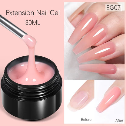 Born Pretty 15ml Aurora 3D Shaping Non Stick Hand Nail Extension Gel Soak Off UV LED For Nail Building Manicure Construction Gel