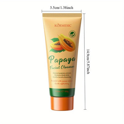 53 Oz Papaya Cleansing Milk Deeply Cleanses Face Long Lasting Oil Control Moisturizing Gentle Non Irritating
