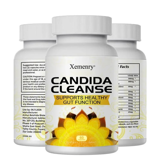 Candida Cleanse - Antioxidant, Intestinal Cleansing and Detoxification, Promote Digestion & Metabolism