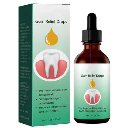 Gingival Repair Drops Quickly Repair Cavities Caries Gingival Swelling Gum Cleaning Care Oral Periodontal Hygiene Remove Stain