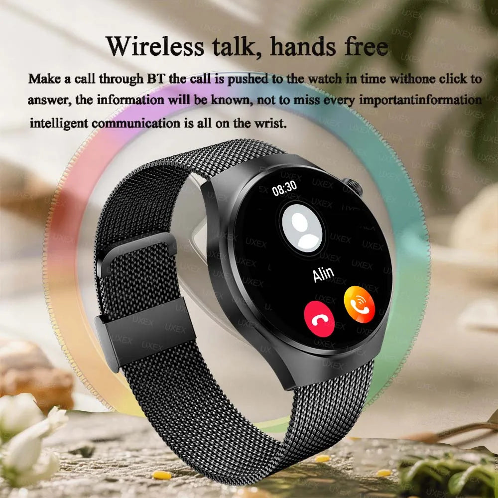 Business Smartwatch Watch Man 1.52 HD Wireless Call Health Tracker Custom Photo Voice Assistant Christmas Gift Watches Commerce