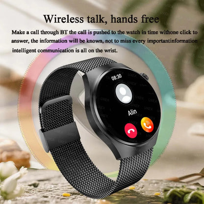 Business Smartwatch Watch Man 1.52 HD Wireless Call Health Tracker Custom Photo Voice Assistant Christmas Gift Watches Commerce