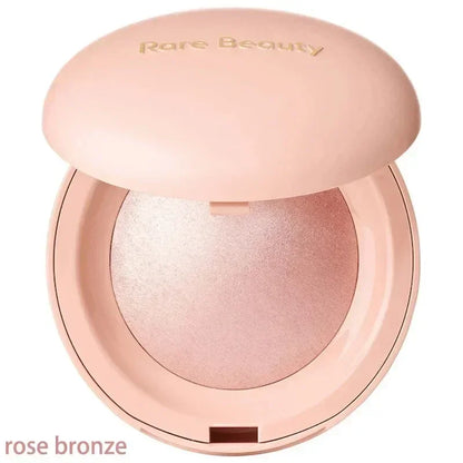 New Fashion ROSE BEAUTY Setting Powder With Mirror Liquid Blush Moisturizing Dual-use Waterproof Lip Glaze Rouge Smooth Makeup