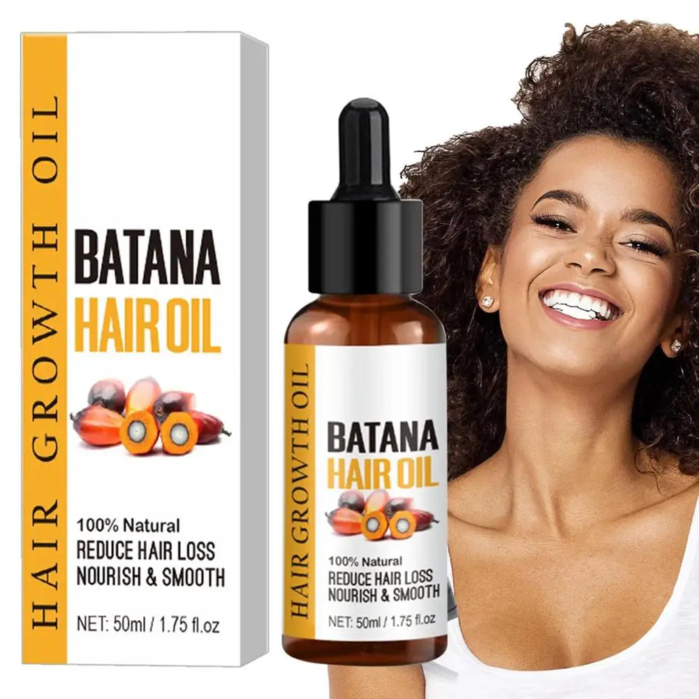Natural Batana Oil For Hair Growth Pure Batana Oil Hair Shine Strengthen For Women Prevent Hair Loss Eliminate Split Ends