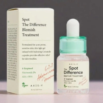 Axis-Y Korean Acne Scar Lightening Essence 15ml Smoothing Shrink Pores Serum Nourishing Face Skin Skincare