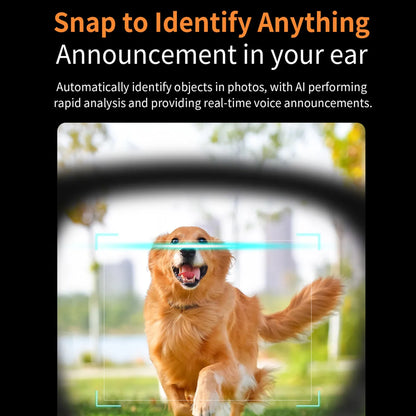 Smart Camera Glasses Prescription Lenses Translate Language Bluetooth Call AI Image Recognition Meeting Notes Smart Glasses