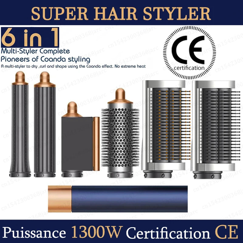 SenCiciMen X9 Multi Hair Styler Curling Iron Hair Hot Air Brush Curling Barrel Hair Dryer Salon Professional Curly Hair Styler