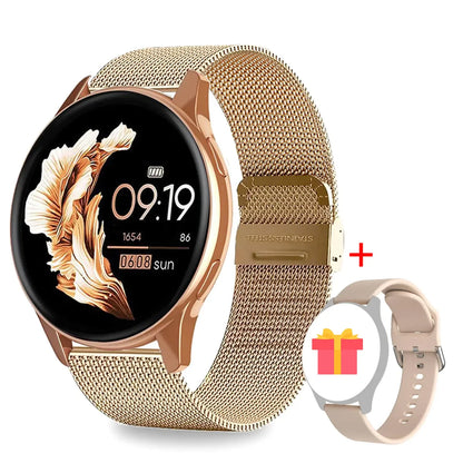 1.28" Dual-Strap Smart Watch – HD Display, Wireless Calls, Custom Wallpapers. Android/iOS Compatible. Fitness, Alerts, Music Con