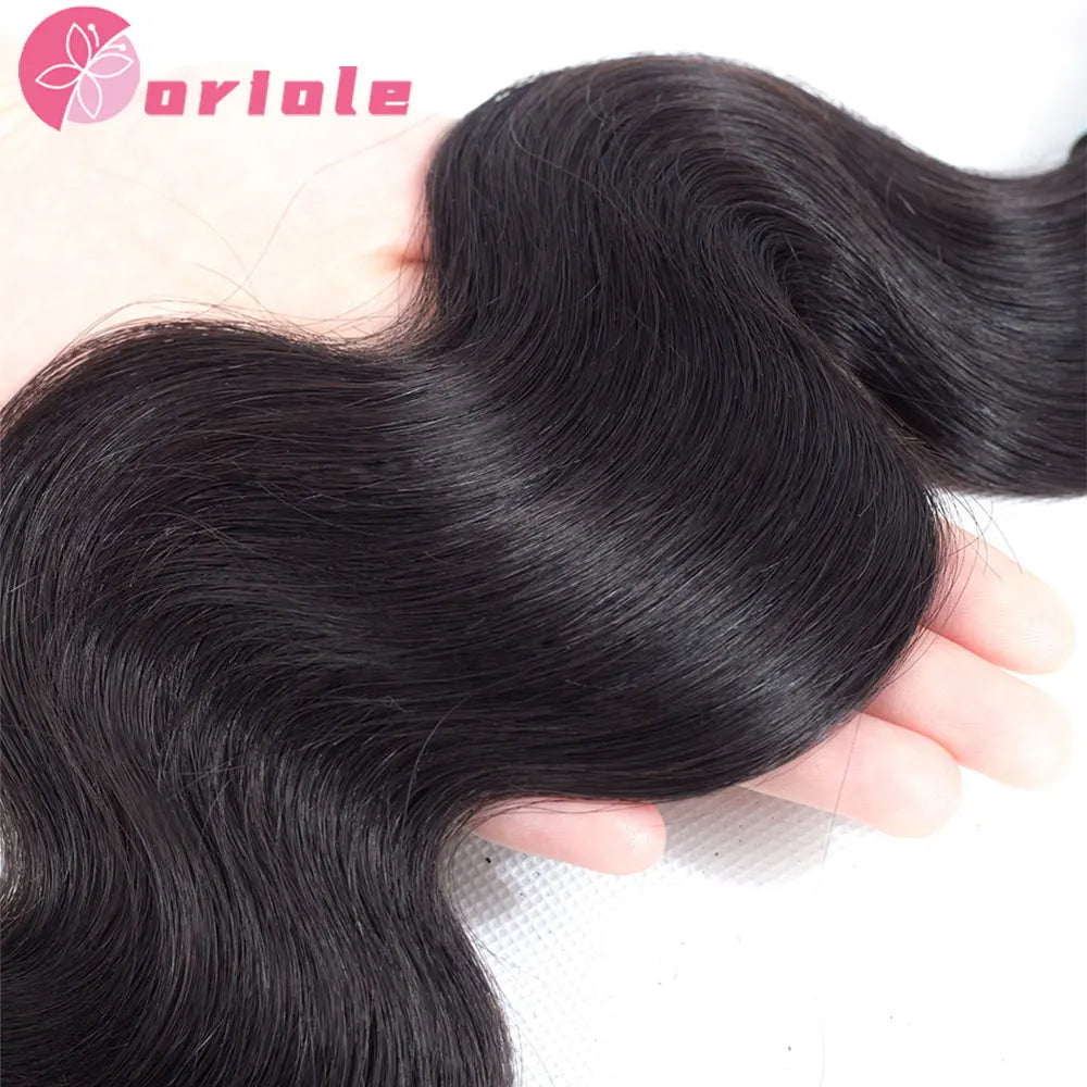 Brazilian Body Wave Human Hair Bundles Natural Hair Weave 1/3/4 Bundles Deal 8-32Inch 100% Human Hair Wigs Remy Hair Extensions