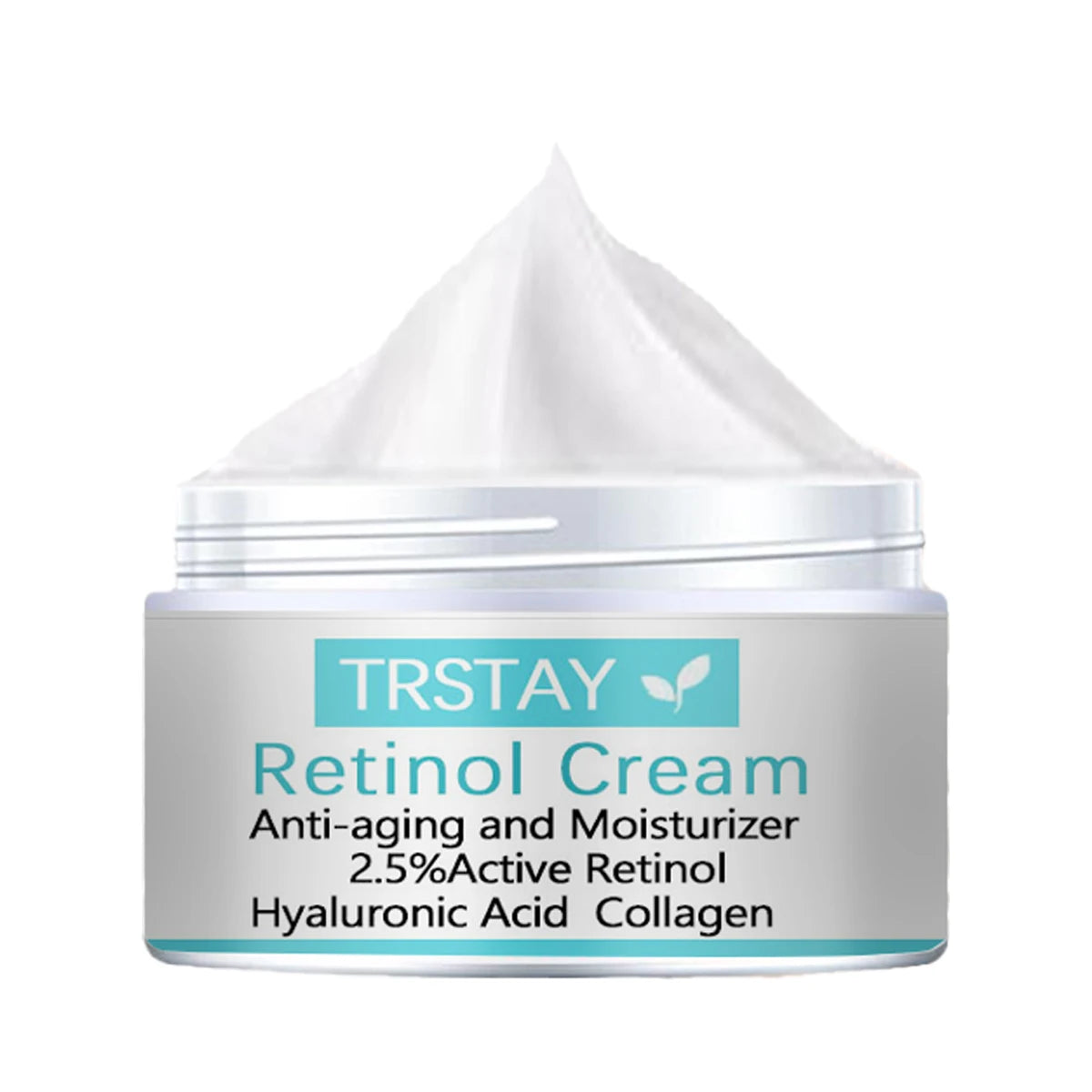 Retinol hyaluronic acid collagen face cream can reduce fine lines, tighten skin, and improve damaged skin