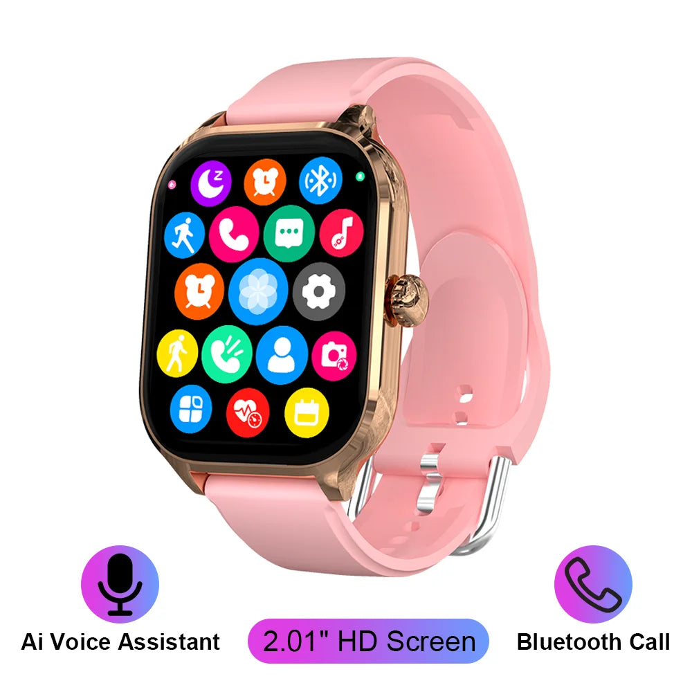 KESHUYOU 2025 New Smart Watch H9 Pro Max 2.01 inch HD Display Receive Calls Multi Sport Mode Smartwatch for Men Women Gift