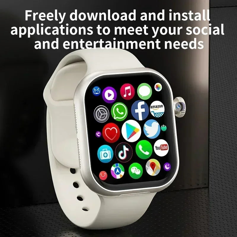 Advanced VP29 Smart Watch 4G Full Network Android 2.29 Inch Rotating Camera SIM Card GPS WIFI NFC Health Google Services