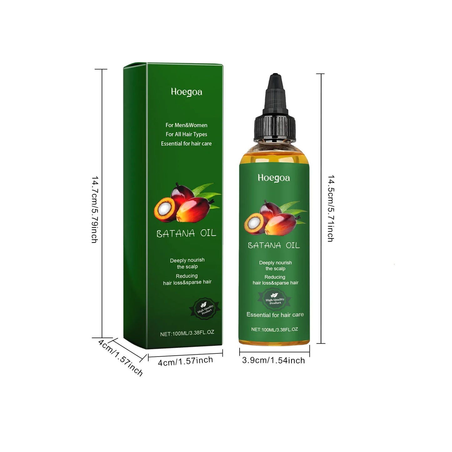 Batana Hair Oil Repairing Damage Strengthening Massage Nourishment Reduce Loss Improve Dryness Scalp T-reatment Hair Growth Oils