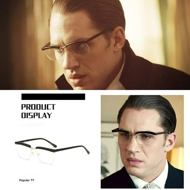 Legend Tom Hardy Same Style Glasses Frame Retro Board Glasses Handsome Suit Thug Glasses Frame 1053 Wholesale