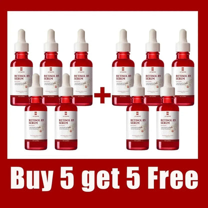 Jaysuing Anti-Aging Retinol B3 Facial Serum Reduce Wrinkle Remove Wrinkle Fine Lines Around Eyes Neck Wrinkle Skin Care Produce